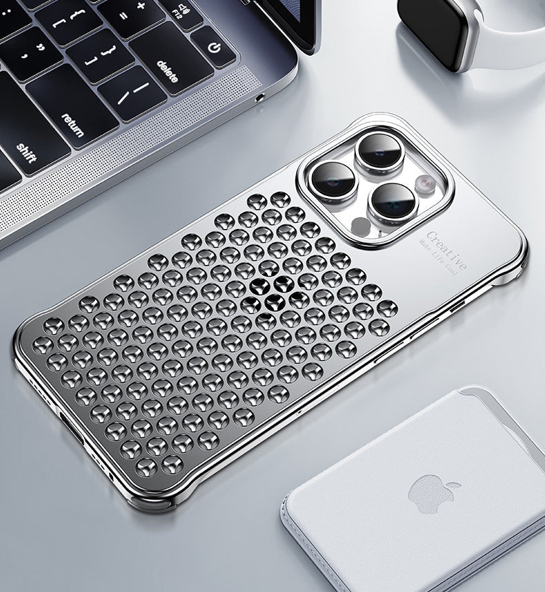 Metal Aluminum Honeycomb Cooling iPhone Case