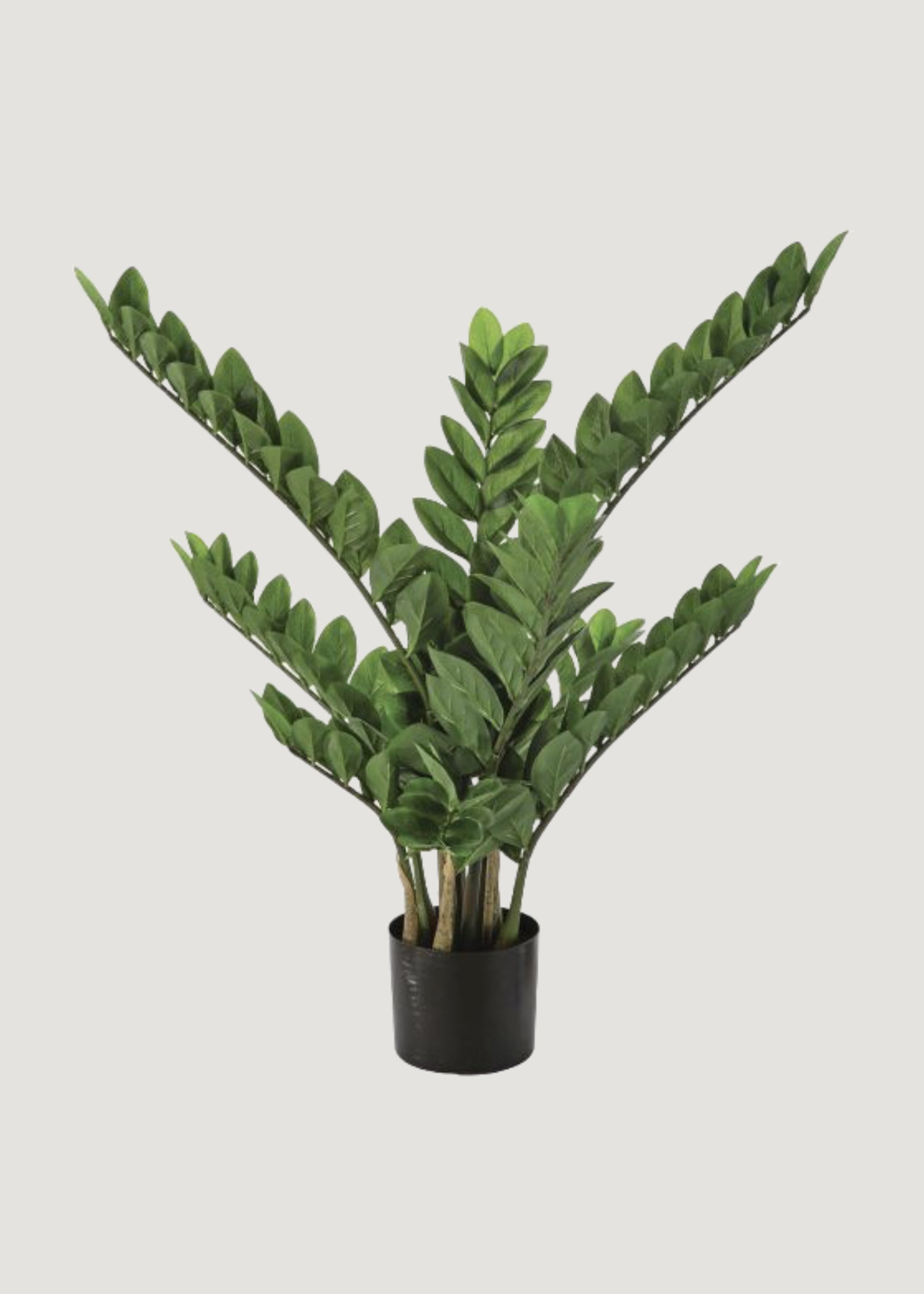 UV耐性屋外用鉢植え人工ZZプラント - 31インチ
