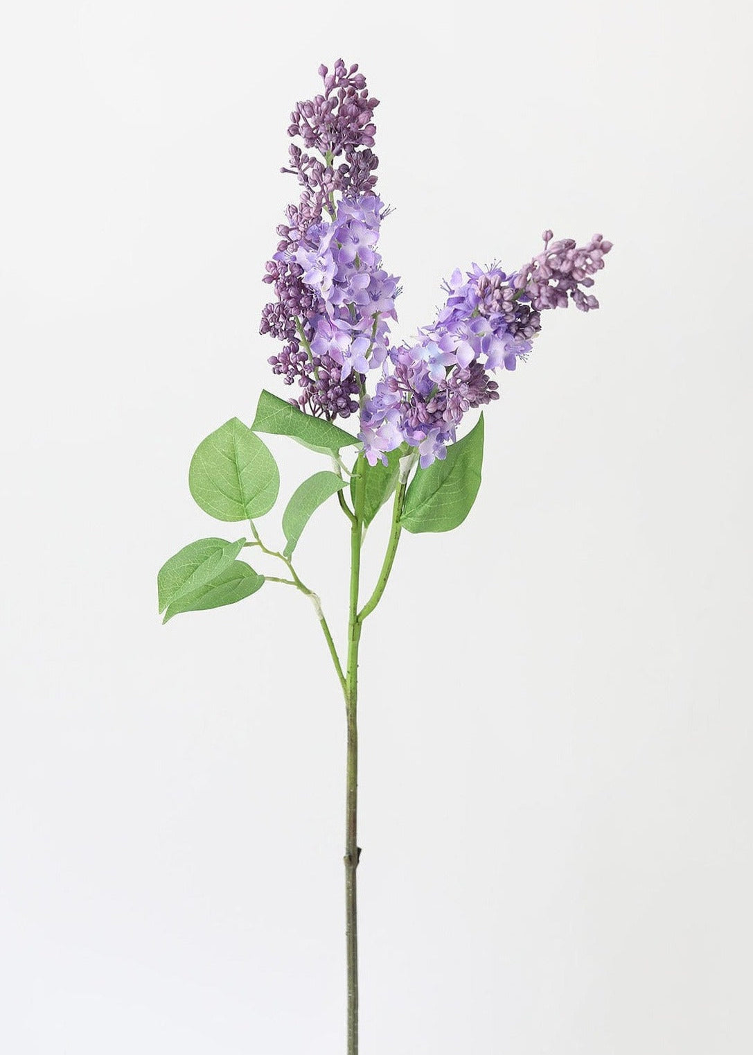 紫色の人工ライラックの花の茎 - 34.5インチ