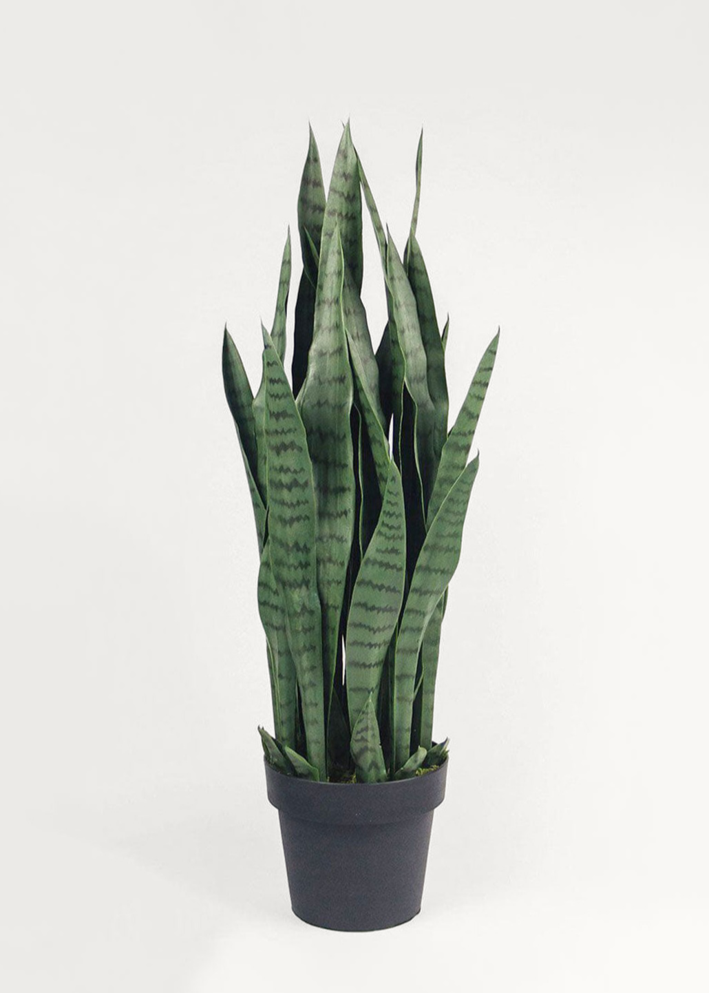 UV加工済み屋外用フェイク鉢植えサンセベリア - 35インチ